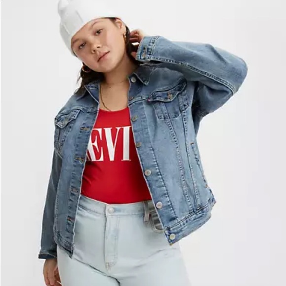 Levi’s Ex-Boyfriend Trucker Denim Jacket - Picture 3 of 17